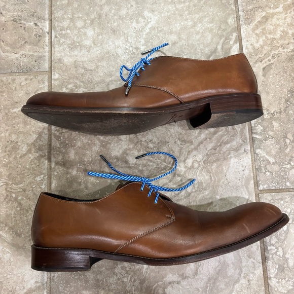 To Boot New York Men’s  Declan Cognac Calf Derby size 11.5 - Picture 2 of 11